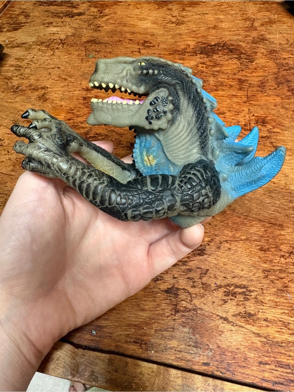 Vintage 1998 Toho Godzilla Rubber Finger Puppets Lot of 2